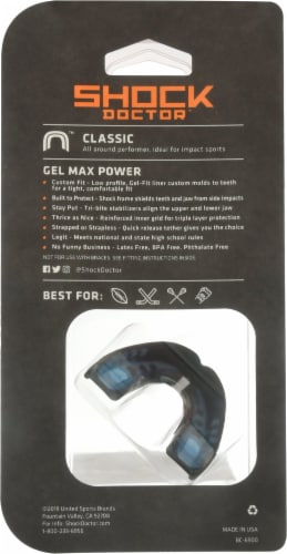 Shock Doctor™ Gel Nano Adult Mouthguard Perspective: back