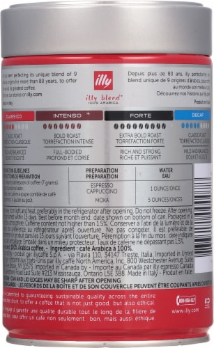 Illy® Caffè Medium Roast Ground Espresso Coffee Perspective: back