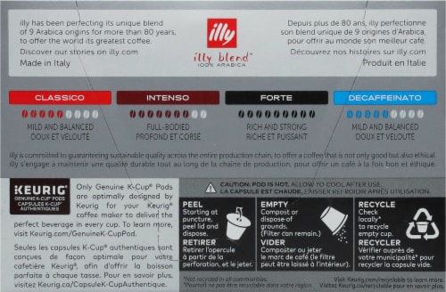 Illy® Caffe Medium Roast Coffee K-Cup® Pods Perspective: back
