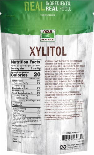 NOW® Foods Real Food Xylitol Perspective: back