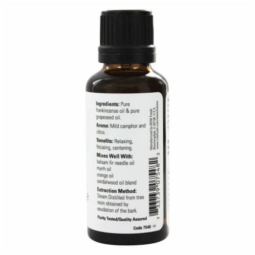 NOW® Essential Oils Frankincense Perspective: back