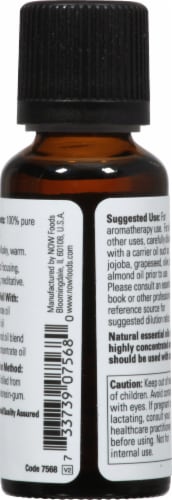 NOW® Essential Oils Myrrh Oil Perspective: back