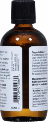NOW® Essential Oils Peppermint Perspective: back