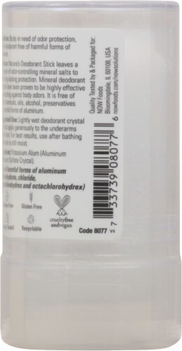 NOW®  Nature's Deodorant Stick Perspective: back