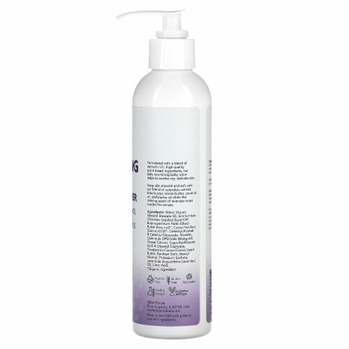 NOW® Baby Nourishing Lotion Calming Lavender Perspective: back