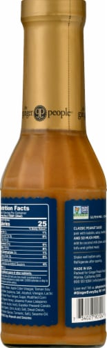 The Ginger People® Ginger Peanut Sauce Perspective: back