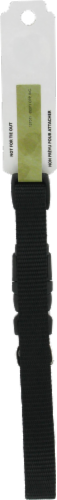 Alliance Small Black Dog Collar Perspective: back