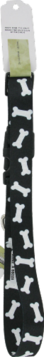 Alliance Black Bones Large Dog Collar Perspective: back