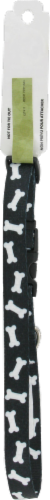 Alliance Black Bones Small/Medium Dog Collar Perspective: back