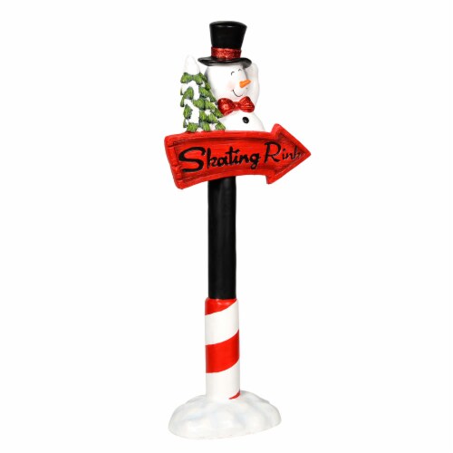 36  Snowman Skating Rink Sign - JR172230 Perspective: back