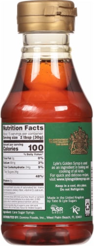 Lyle's Golden Syrup Cane Sugar Syrup Perspective: back