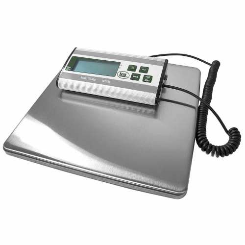 LEM Stainless Steel LED Digital Scale 330 Lb Max Capacity 10.5 x 10.5 1167 Perspective: back