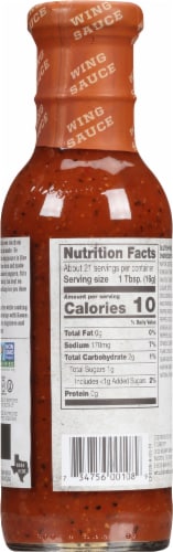 Stubb's® Wicked Habanero Original Chicken Wing Sauce Perspective: back