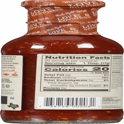 Stubb's® Chiles Lime & Ginger Pork Marinade Perspective: back