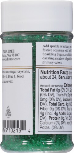 India Tree Emerald City Green Sparkling Sugar Perspective: back