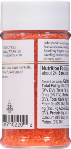 India Tree Popsicle Orange Sparkling Sugar Perspective: back