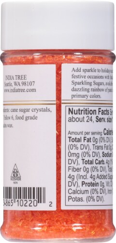 India Tree Popsicle Orange Sparkling Sugar Perspective: back