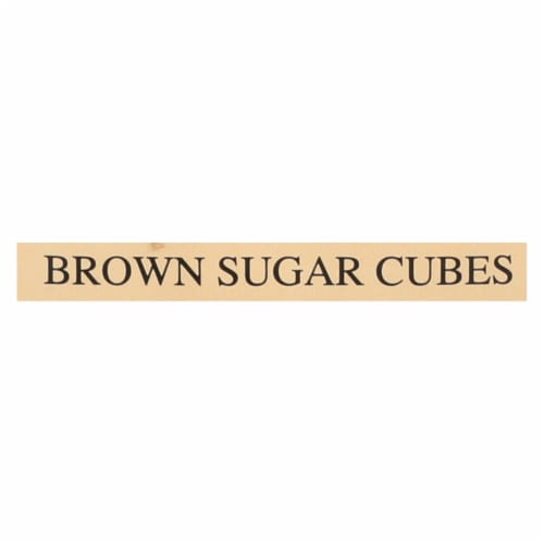 India Tree Gourmet Spices & Specialties European Style Brown Sugar Cubes Perspective: back