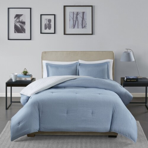 Light blue down alternative cheap comforter