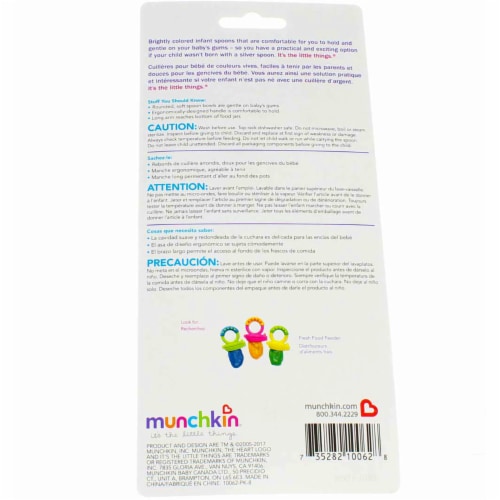 Munchkin® Soft Tip Infant Spoons Perspective: back