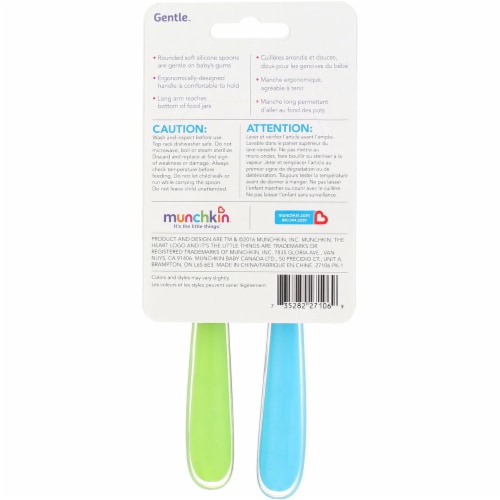 Munchkin Silicone Spoons - Assorted Perspective: back