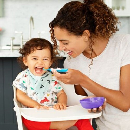 Munchkin Love-a-Bowls™ 10-Piece Bowl and Spoon Set Perspective: back