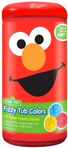 Sesame Street Fizzy Tub Colors Perspective: back