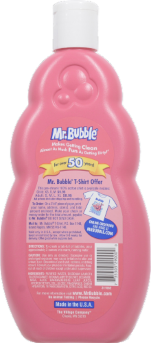 Mister Bubble Liquid Bubble Bath Perspective: back