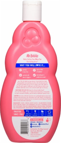 Mr. Bubble Liquid Bubble Bath Perspective: back