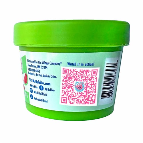 Mr. Bubble® Kids Watermelon Bath Dough Perspective: back