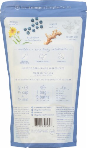 Village Naturals Therapy® Chronic Pain and Fatigue Foaming Body Soak Perspective: back