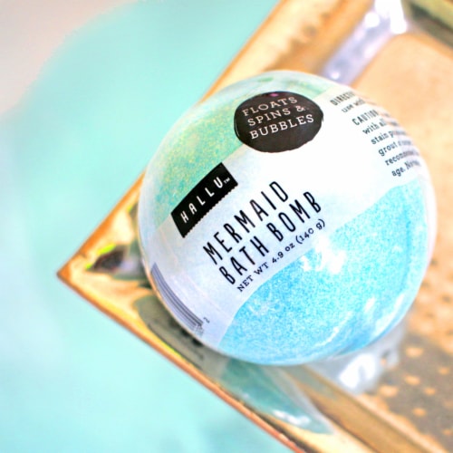 Hallu Mermaid Bath Bomb Perspective: back