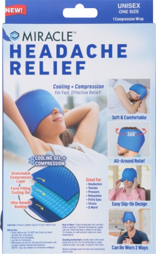 Miracle™ Headache Relief Compression Wrap Perspective: back