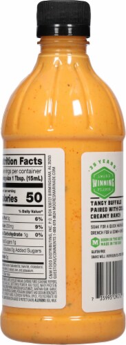 Moore's Creamy Ranch Buffalo Wing Sauce Perspective: back