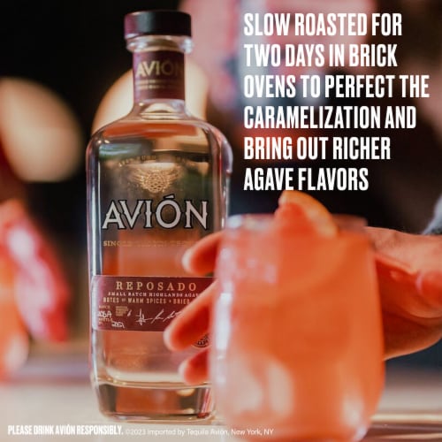 Avion Tequila Reposado Perspective: back