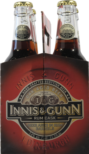 Innis & Gunn Rum Cask Oak Aged Beer Perspective: back