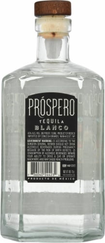 Prospero Tequila Blanco Perspective: back