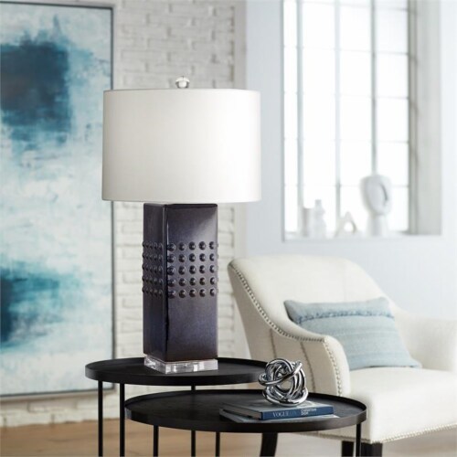 Pacific Coast Lighting Vassar 29.5 Ceramic Table Lamp with Acrylic Base