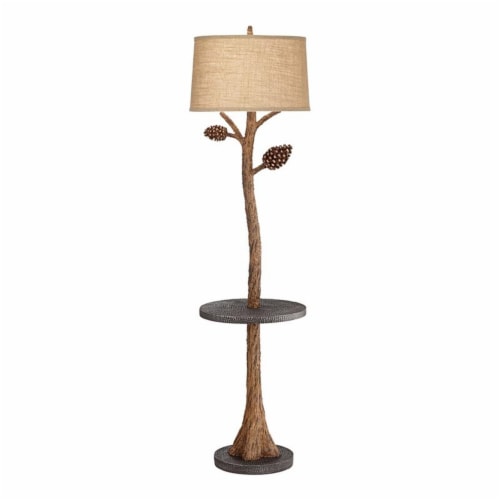 Pine discount tree lamp