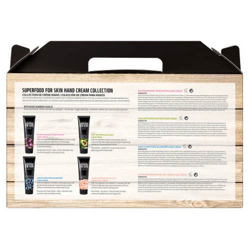 FARMSKIN 4 Packs Superfood Hand Cream Collection Perspective: back