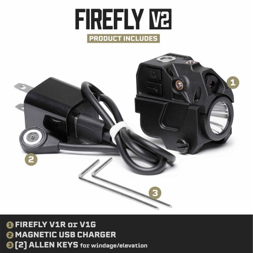 Tacticon Armament Ambidextrous Firefly V2 Laser and Flashlight Combo Perspective: back