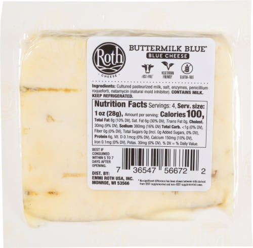 Roth Buttermilk Blue® Cheese Perspective: back