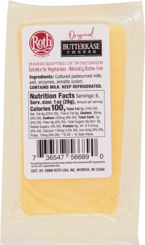 Roth Butterkase Cheese Perspective: back