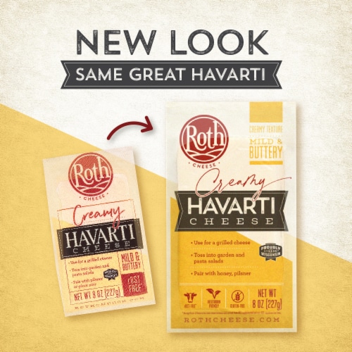 Roth Creamy Havarti Cheese Perspective: back