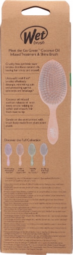 Wet Brush® Go Green™ Oil Infused Shine Enhancer Hair Brush - Soft and Smooth Perspective: back