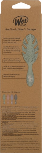 Wet® Brush Go Green™ Detangler Brush - Green Perspective: back