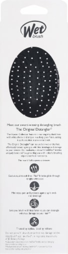 Wet Brush® Original Detangler® Black & White Hipster Brush Perspective: back
