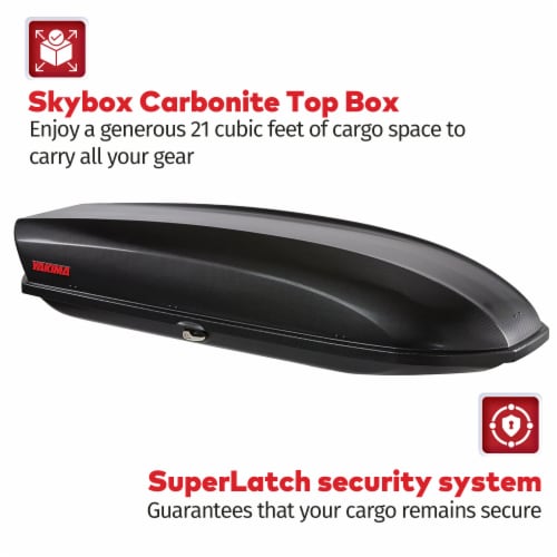 Yakima skybox 21 carbonite cargo box best sale