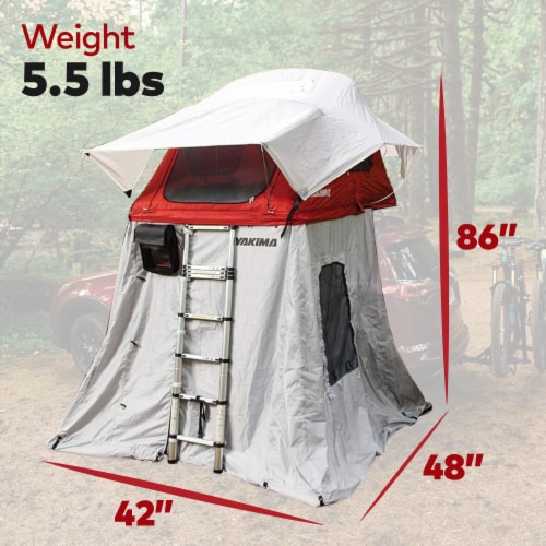 Yakima SkyRise Annex 3 Wall Enclosure for Small SkyRise Rooftop Tents Gray 1 Piece Food 4 Less