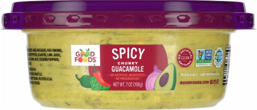 Good Foods Chunky Spicy Guacamole Perspective: back